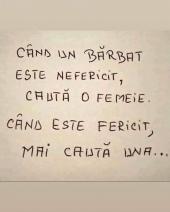 cand un barbat e fericit
