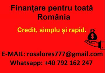 Escorte Sexy - Bucuresti - Credite pentru români.  
Aveți nevoie de finanțare imobiliară pentru afacerea dumneavoastră, pentru a cumpăra o mașină, o motocicletă sau pentru a vă înființa propria firmă?
Ofer credite personale la o dobândă nominală de 3%, indiferent de sumă.  
Vă rugăm să specificați suma exactă și termenul de rambursare în cererile dumneavoastră de credit.  
Email: rosalores777@gmail.  com
WHATSAPP: +40 792 162 247