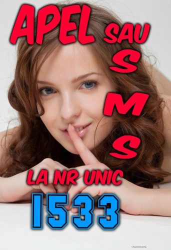 Toata Tara - Escorta Sexy - ❤️1533 nr.  scurt de telefon 1533❤️ SEX SMS SAU VOCE, cea mai tare excitare! Incearca provocarea, misterul si dezlantuirea cuvintelor excitante si vei descoperii placeri nebauite cu cele mai porno si experte fete tinere si mature! Totul numai cu femei reale, poti sa si suni la acelasi nr unic sa faci proba .  1533 e numarul care trezeste in tine cele mai ascunse fantezii.  HAI SA FACEM SEXTING, baby! Trimite textul SEXTING la 1533 si pornim distractia Destinat adultilor, tarif 1, 5 eur/sms&amp;min fara tva.  NON STOP ❤️