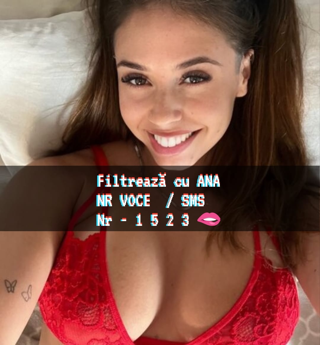 Escorte Sexy - Toată Tara - Nu sunt aici să pierd timpul… sunt aici să ți-l fac memorabil.  
Vocea mea îți va rămâne în minte… și-n gânduri.  
Îndrăznești să intri în jocul meu?
Scrie-mi sau sună la 1523.  
Lasă realitatea deoparte – cu mine începe fantezia.  
 Doar pentru adulți | ???? Tarif 1, 5€/fără TVA