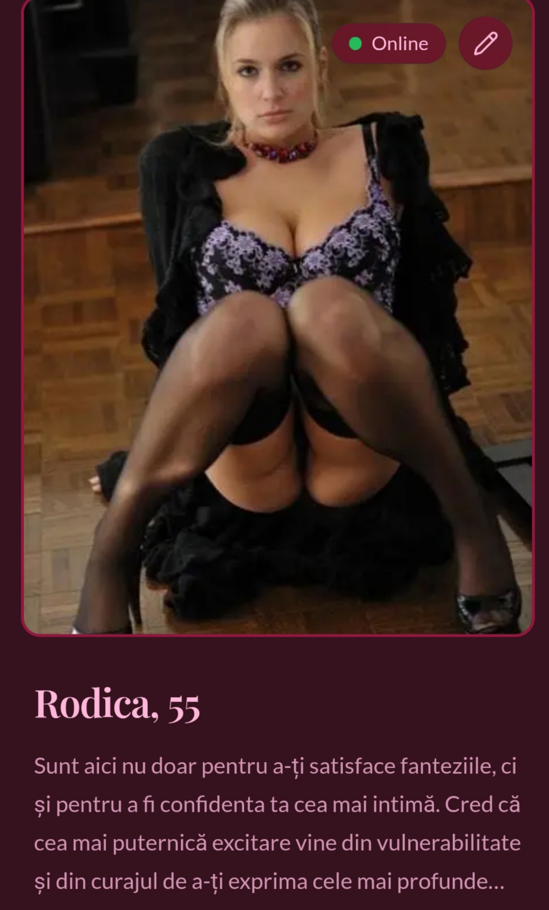 Escorte Sexy - Escortesexy-Chat-erotic - Este singură,  nebunatică,  si sexy.  Ai poftă de nebunii, hai.  .  .  alaturate echipei pentru cele mai tari jocuri erotice. 