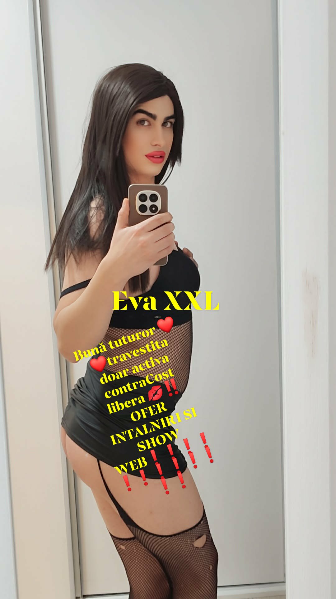 Bucuresti - Escorta Sexy - Eva XXL TOP travesty accept si cupluri ofer si ShoWeb