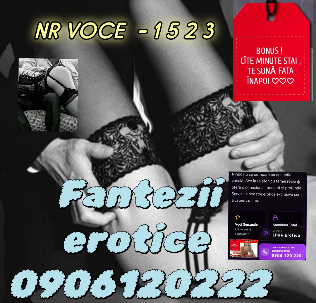 Escorte Sexy - Deziree. Net - Jet , sclavete umil ce ești ! Asa-i că tremuri cînd auzi de cuvintul - mișcă javră la picioarele mele ! Hai, hai, hai.  .  lesa de gît .  .  .  .  mișcă și execută ordinele mele pt unul ca tine.  Hai, sună la 0906.  120.  802 ( 1, 3 euro + TVA / min sau SMS la Nr 1523 ( 1, 3 euro/ SMS ) cu textul - SCLAV 7 - răspund nonstop /