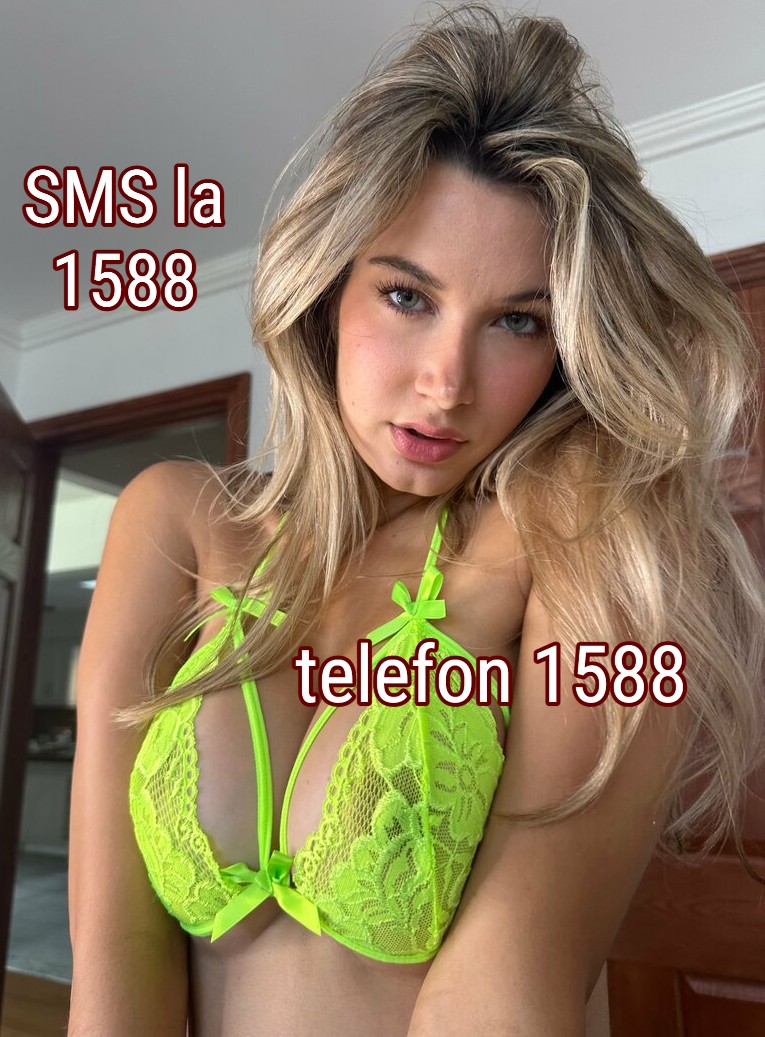 Bucuresti - Escorta Sexy - Am pofta de tine, am un apetit erotic bogat si ador joculetele intime.  Intalnirea cu mine va fi una de neuitat daca si tu iti doresti sa fii discret, plin de pasiune si atent si la placerea mea.  Ma gasesti trimitand SMS la numarul de telefon 1588 cu numele meu, ROXY si eu te voi contacta sau Suna-ma la acelasi numar 1588.  Sunt disponibila pt fantezii totale dar si pentru joculete de dominare.  (1.  5 eur/sms+tva)