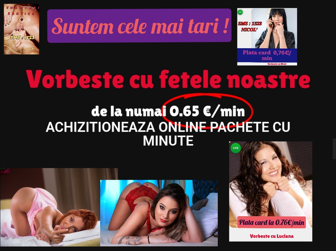 Escorte Sexy - Site-ul - TELEFONEROTICA ❤️ - Aruncă o privire pe Google, in situl Telefonerotica ❤️0, 65 € / MIN + BONUSURI !  Alege ce fată dorești, avem de toate .  .  .  .  doar pentru tine.  Cu noi nu ai cum sa nu simți erotismul in toate formele ei.  .  .  Pupici. 